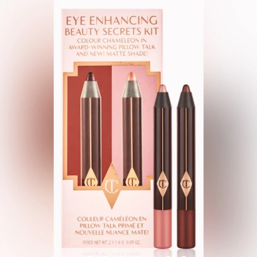 CHARLOTTE TILBURY 🎀 Pillow Talk Eye Enhancing Beauty Secrets Kit 🎀 NIB $35 MSRP - Picture 3 of 7